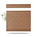 TWOPAGES Linen Top Down Bottom Up Roman Shades for Windows, Orange Copper
