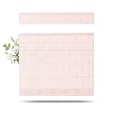 TWOPAGES Linen Top Down Bottom Up Roman Shades for Windows, Pink Lemonade