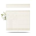 TWOPAGES Liz Linen Top Down Bottom Up Roman Shades for Windows, Sand Beige