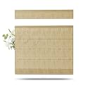 TWOPAGES Liz Linen Top Down Bottom Up Roman Shades for Window,Khaki Yellow