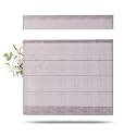 TWOPAGES Liz Linen Top Down Bottom Up Roman Shades for Windows, Parchment