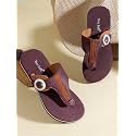 TWOSOFT Women Slippers Brown