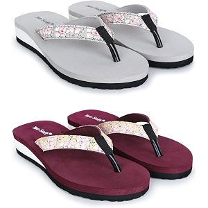 TWOSOFT Women Slippers - Combo