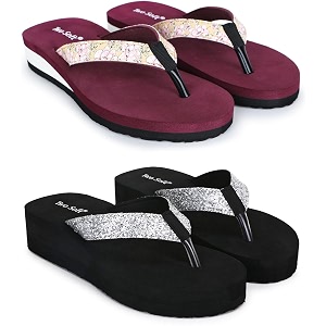 TWOSOFT Women Slippers - Combo