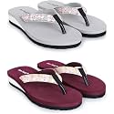 TWOSOFT Women Slippers - Combo
