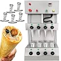 TXMACHINE® Pizza cone machine 4 cone maker with pizza oven,display warmer,pizza cone making machine,4 shapes (4 cone maker, 220V/50HZ)