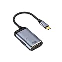 TY>pe C to USB Splitter to V/GA DP 4K 3 HDMI-Compatible Docking Station Adapter with PD100W Gen2 RJ45 Connector(A 3 in 1)