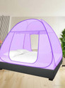 TYF Double bed Size (6 ft) X 180 (6 ft) X 145 Foldable Cotton Washable Adults Mosquito Net