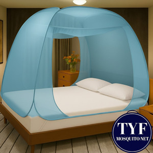 tyf double  king size bed 6 x 6 ft cotton adults mosquito net
