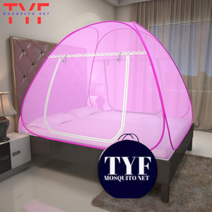 tyf machhardani -double bed size 65ft x 200 65ft x 145 foldable cotton adults mosquito net