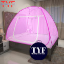 TYF Machhardani -Double bed Size (6.5ft) X 200 (6.5ft) X 145 Foldable Cotton Adults Mosquito Net