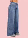 TYFFYN Loose Fit Women Light Blue Jeans