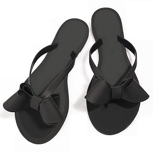 TYFLOVE Women Rivet Flip Flops Studded Jelly
