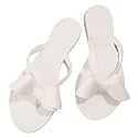 TYFLOVE Women Rivet Flip Flops Studded Jelly