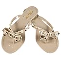 TYFLOVE Women Rivet Flip Flops Studded Jelly