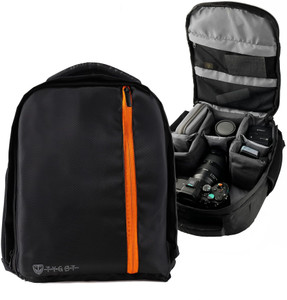 tygot backpack with extra front pocket compatible for sony nikon canon panasonic dslr  camera bag