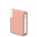 Tykee 140 Watt Soft Silicone Protective Charger Adapter Case Cover for MacBook Pro 16" M1 Pro, M1 Max (A2485-2021)/M2 Pro, M2 Max(A2780-2023)/M3 Pro,M3 Max (A2991-Late 2023)Pink(Charger not Included)