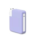 Tykee 140 Watt Soft Silicone Protective Charger Adapter Case Cover for MacBook Pro 16" M1 Pro, M1 Max(A2485-2021)/M2 Pro, M2 Max(A2780-2023)/M3 Pro,M3 Max (A2991-Late 2023)Purple(Charger not Included)