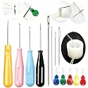 TYMKLMZG 13 PCS Candle Wick Needle Kit with Hook & Eye Threader