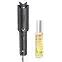 TYMO CURLPRO Automatic Curling Iron & Argan Hair Oil Spray, Effortless Curling Wand + Nourishing Shine, 2-Step Styling Kit for Soft, Bouncy, Frizz-Free Curls, Adds Gloss & Silky Finish