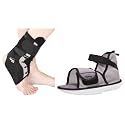 TYNOR Nylon Ankle Brace, Black, Medium, 1 Unit Unisex Cast Shoe Rocker Sole, Grey, Large, 1 Unit
