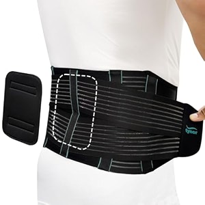 tynor back support belt black xxl 1 unit