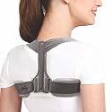 Tynor Clavicle Brace with Buckle, for Posture Correction & Collar Bone Support | Comfortable & Adjustable Shoulder Strap Brace for Fractures, Pain Relief & Recovery – Pack of 1 (Grey, Medium)