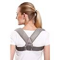 Tynor Clavicle Brace with Buckle, for Posture Correction &amp; Collar Bone Support | Comfortable &amp; Adjustable Shoulder Strap Brace for Fractures, Pain Relief &amp; Recovery – Pack of 1 (Grey, Small)