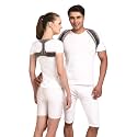 TYNOR Clavicle Brace with Buckle, for Posture Correction &amp; Collar Bone Support | Comfortable &amp; Adjustable Shoulder Strap Brace for Fractures, Pain Relief &amp; Recovery – Pack of 1 (Grey, XL)