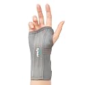 TYNOR Elastic Wrist Splint, Grey, Left, Medium, 1 Unit