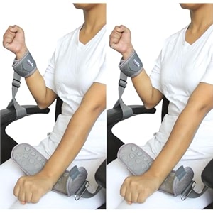 tynor fabric elbow support restrainer grey universal size 1 unit pack of 2