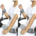 TYNOR Fabric elbow support Restrainer, Grey, Universal Size, 1 Unit (Pack of 2)