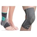 TYNOR Knee Cap with Patellar Ring, Grey, Medium, 1 Unit Ankle Binder Urbane, Grey, Large, 1 Unit