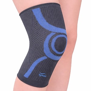 tynor knee support urbane grey medium 1 unit