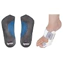 TYNOR Medial Arch Neoprene Orthosis, Grey, Large, Pack Of 2 & Bunion Splint, White, Universal Size, 1 Unit