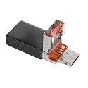Type C MicroSDs Card Reader Portable Memory Card Adapter with USB Converters for Laptops and Smartphones