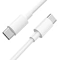 Siwi Type-C to Type-C USB Cable for Motorola Edge 40 Charging Cable Original Like 65W Fast PD Charger Cable | Dash Warp Dart Flash Super Vooc Data Cable (6.5A, 1M, TCCW4, White)