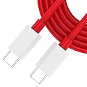 Siwi Type-C to Type-C USB Cable for Motorola Edge 40 Charging Cable Original Like 65W Fast PD Charger Cable | Dash Warp Dart Flash Super Vooc Data Cable (6.5A, 1M, TCCR3, Red)