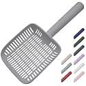 TypeC Cat Litter Scoop - Small Holes (0.11in) Big Size Scooper - Long Handle &amp; Easy Cleaning - Hanger for Litter Box