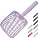 TypeC Cat Litter Scoop - Small Holes (0.11in) Big Size Scooper - Long Handle &amp; Easy Cleaning - Hanger for Litter Box