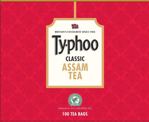 typhoo tea bag assam classic 100pcs tea bags pouch 120 g