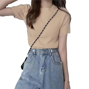 Typical Fashion Womens Ribbed Knit Slim Fit