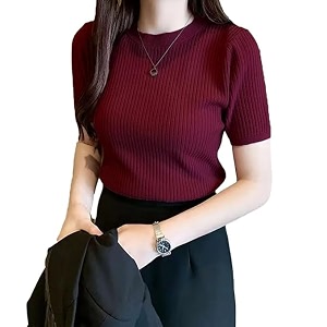 Typical Fashion Womens Ribbed Knit Slim Fit