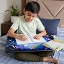 TYPIFY Space Theme Study Lap Board – Soft Foam Cushion 18x12 Inch Wooden Study, Writing & Work Pad Pillow | Anti-Slip Eva Foam Study Board for Reading, Homework Use | Educational Gift for Kids