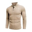 TYSORT Men39s Acrylic Cable Knit Sweater Full
