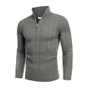 TYSORT Men39s Acrylic Cable Knit Sweater Full
