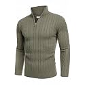 TYSORT Men39s Acrylic Cable Knit Sweater Full