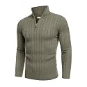 TYSORT Men39s Acrylic Cable Knit Sweater Full