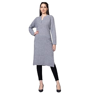 Tysort Womens Winter wear Desiner Kurtas Embroidery