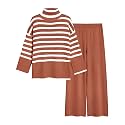 TYSORT Womens Winter Woolen Turtleneck Sweater with
